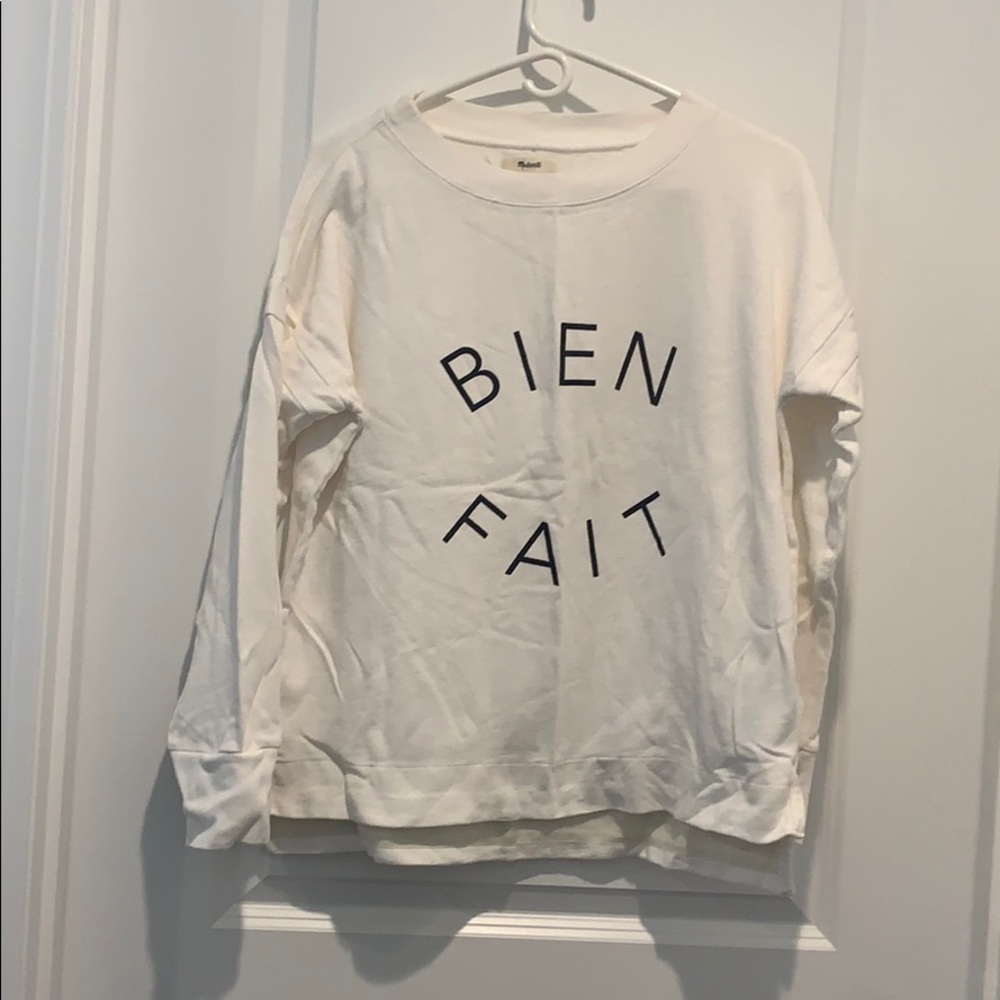 Madewell crew neck sweatshirt